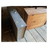 UNDER THE BED STORAGE BOX AND WOOD BOX WITH