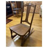 WALNUT ADULT SZ. ROCKER VERY GOOD CONDITION