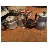 WEAR EVER ALUMINUM TEAPOTS/COFFEE POTS