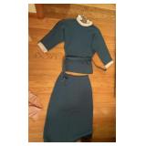 BOBBY BROOKS 2 PIECE OUTFIT 100% WOOL CHENILLE