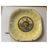 GOLDEN GLOW LIMOGE PLATE W/ HOLDER