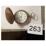 HAMPTON POCKET WATCH W/ SECOND HAND