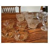 CUPS, BALL GLASS BASE GLASSES
