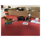 1969 PENNY IN A BOTTLE, SM. FIGURES, ETC.