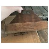 DOUBLE SIDED WOOD HANDLED CADDY WITH DIVIDED