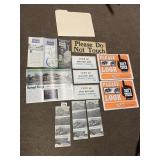 CAR SIGNS, PLEASE DO NOT TOUCH, NATURAL BRIDGE