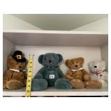 4 LOVABLE BEARS INCLUDING MAYFLOWER , PLYMOUTH ,