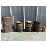 3 SUNOCO MOTOR CUP GREASE, ADHESIVE LUBRICANTS,