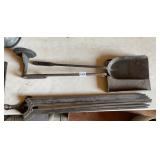 FIREPLACE TOOLS AND TOWEL DRYING RACK FOLD OUT