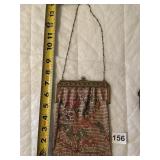 VINTAGE BAG W/ FLOWER DESIGN