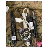 ASSORTED HAIR CURLING TOOLS