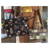 BEAR AND PATCHWORK BURSE