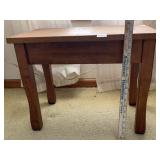 LIFT TOP OAK BENCH