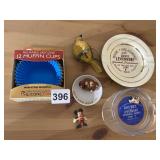 LOUIE LEVENDOORF ADV. ASHTRAY, GRIN AND BEAR IT