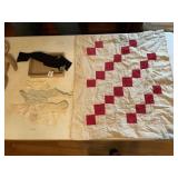 PATCHWORK PANEL AND DOLL CLOTHES