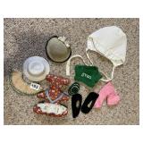 DOLL SHOES, HATS, BEAR