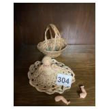 VINTAGE DOLL W/ CROCHETED DRESS