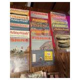 19 FISHING MAGAZINES 1969 71