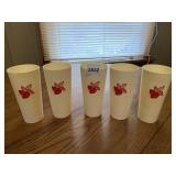 PLASTIC GLASSES W/ STRAWBERRIES