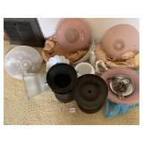 VINTAGE GLASS LIGHT SHADES