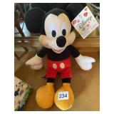 DISNEY MICKEY MOUSE STUFFED ANIMAL W/ TAG