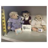 3 BEARS INCLUDE MUFFY VANDER BEAR & FUZZY