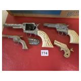 4 TOY GUNS-HUBLEY PONY BOY