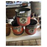 3 SIR WALTER RALEIGH TINS