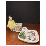 ORIENTAL PLANTER, DISH