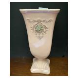 CRYSTAL CENTER PINK GLAZED VASE