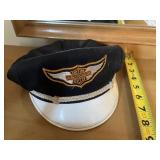 HARLEY DAVIDSON VINTAGE CAP WHITE RIM GOOD