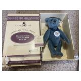 STEIFF CLUB EDITION 1985 BLUE BEAR IN ORIGINAL