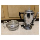 ELECTRIC COFFEE POT, GLASS COFFEE POT