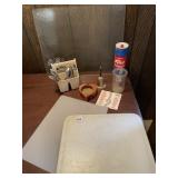 CUTTING BOARD, BELL, FIRE EXTINGUISHER