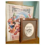 DISNEY PRINCE AND PAUPER POSTER AND FRAMED AND
