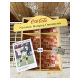 COCA COLA HANGING ORNAMENT WOODEN BOX, CHARLIE