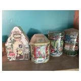 M&MS COLLECTIBLE HOLIDAY TINS , VARIETY OF