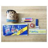 VINTAGE CARTOON COLLECTIBLES, FLINTSTONES MUG,