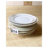 VINTAGE SMALL PLATES AND SAUCERS, ROYAL