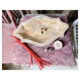 LARGE VINTAGE 1970S HANDMADE ASH TRAY 15" LONG,