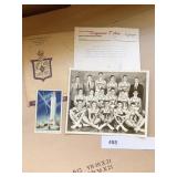 1957-58 DUQUESNE DUKES BASKETBALL TEAM PHOTO,