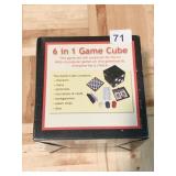 6 IN ONE GAME CUBE, NEW IN BOX