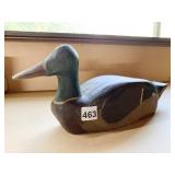 WOOD DECOY HAND PAINTED DUCK