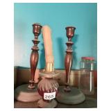 VINTAGE WOODEN AND GLASS AVON COLOGNE