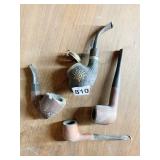 ANTIQUE PIPES IN VARIOUS STYLES, DECORATIVE PIPE