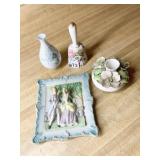 PRETTY PORCELAIN TREASURES, RADMOR FLOWER CANDLE