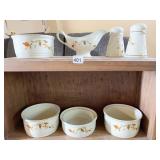 HALL BAKING DISHES, SALT/PEPPERS