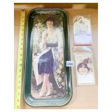 COKE TRAY & REPRODUCTION COKE CALENDARS