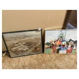 DISNEY MAGIC KINGDOM FRAMED POSTER AND ARIAL