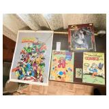 1984 MARVEL COMICS POSTER, SIMPSONS COMIC, ETC.